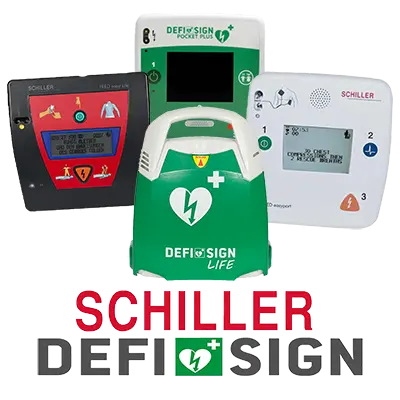 Schiller of Defisign AED Ingezet of gebruikt